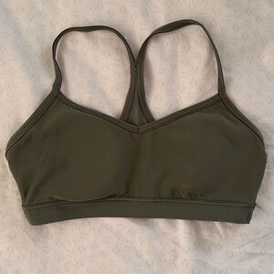 Green Aerie sports bra.